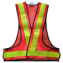 Safety Vest with PVC Tape and Mesh Fabric